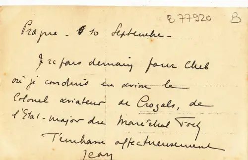 B77920 policka realne gymnasium Politschka Tschechien Scan Vorder-/Rückbild