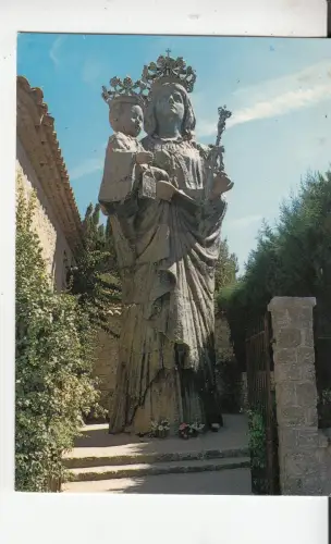 BF25646 saint jean cap ferrat a m statue de la vierge france front/back image