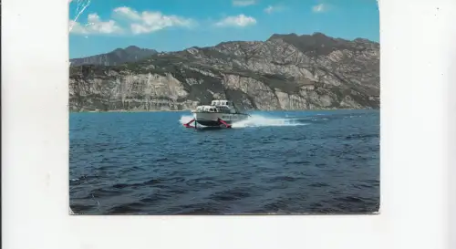 BF23078 lago di garda l aliscafo ship bateaux italy front/back image
