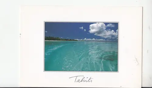 BF18642 Tahiti Landschaft Vorder-/Rückbild