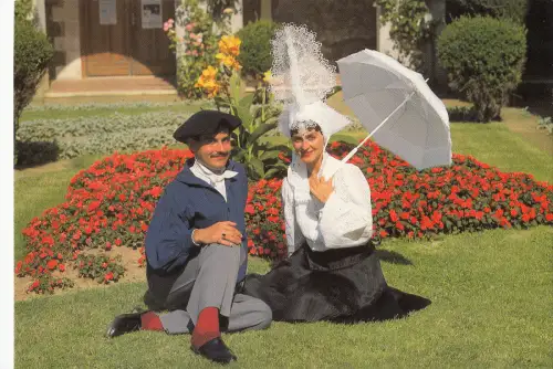 BF13734 la vendee Kostüme Zobel Typen Folklore Frankreich Vorder-/Rückbild