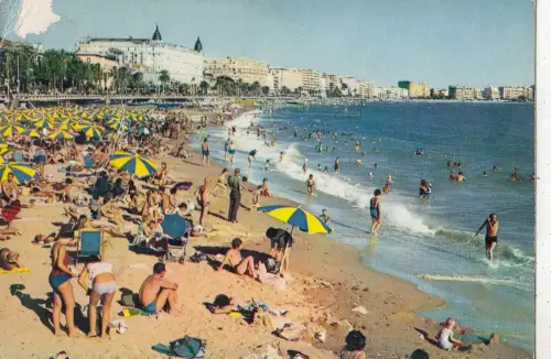 BF22072 cannes la plage france front/back image