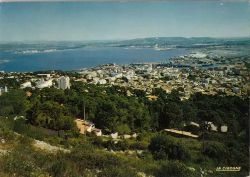 BF25597 sete herault l etang du tau et vue d ensemble france front/back image
