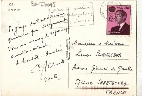 BF27045 Tenerhir Marokko Front/Back Bild