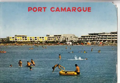 BF24898 port camargue la plage france front/back image