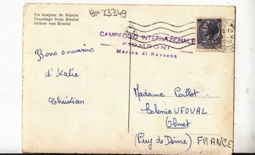 BF23349 rimini italy front/back image