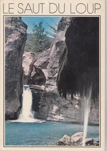 BF20623 Exkursion des gorges du loup le saut du loup Vorder-/Rückbild