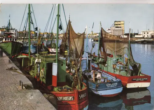 BF15046 ship les sables d olone le port vendee france front/back image