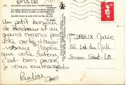 BF25181 Querformat Frankreich Vorder-/Rückbild