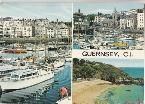 BF29983 guernsey C I UK ship front/back image