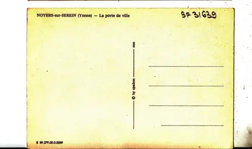 BF31640 le lavoir noyers sur serein france front/back image