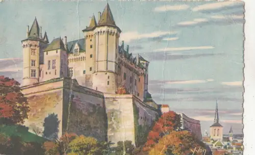 BF31502 saumur m et l le chateau france front/back image