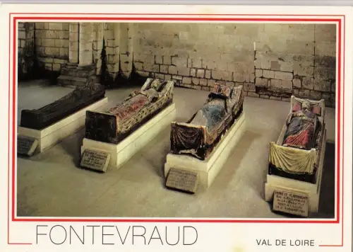 BF13337 abbaye de fontevraud m et l tombeau des plataen france front/back image