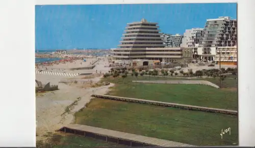 BF28643 la grande motte herault les jardins du point france front/back image