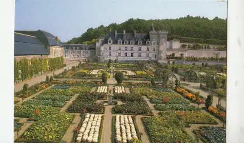 BF15553 villandry le chateay et les jardins renaissance france front/back image