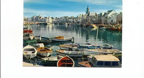 BF13421 le croisic le port et l eglise france front/back image