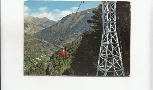 BF29807 encampe telecabina al estany valls dandorra front/back image