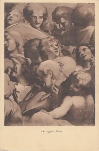BF18112 Correggio Putti Gemälde Kunst Vorder-/Rückbild