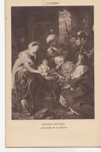 BF18034 rubens adoration des mages Gemälde Kunst Vorder-/Rückbild