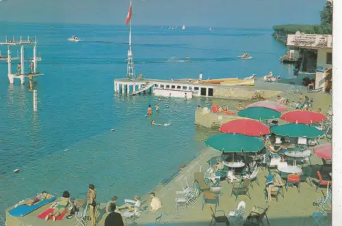 BF19863 evian les bains la grande plage france front/back image