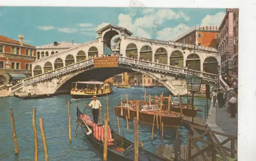BF28978 venezia ponte di rialto italy front/back image