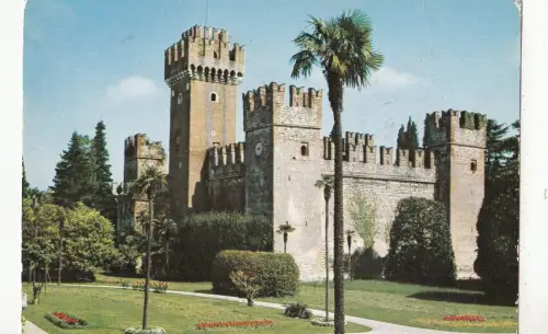 BF24933 lazise lago di garda il castello italy front/back image