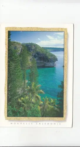 BF26942 lifou les falaises de doking new caledonia front/back image