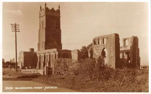 BR70157 Walberswick Church Echtfoto Richter 18656 UK