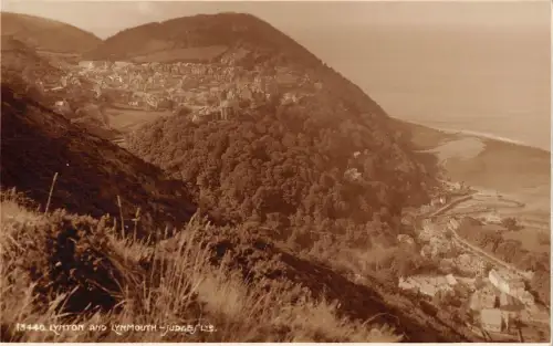 BR96141 Lynton und Lynmouth Richter 13440 Echtfoto UK