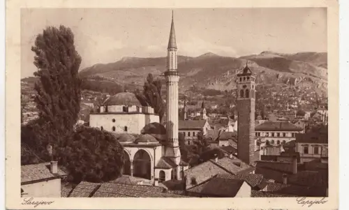 B81546 Sarajevo Landschaft Bosnien Vorder-/Rückbild