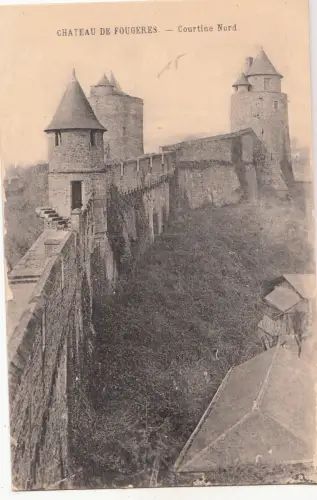 BF16388 Chateau Courtine Nord Fourges Frankreich Vorder-/Rückbild