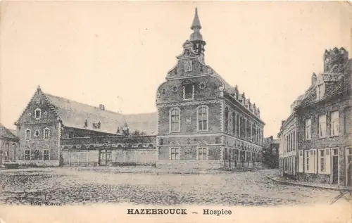 B2737 Frankreich Hazebrouck Hospiz PPC Front/Back Scan