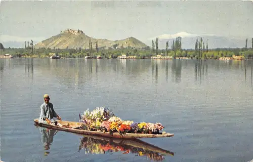 BF36038 dal lake srinagar kashmir front/back scan