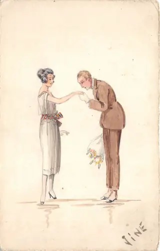 B2190 Abbildung Paar 1921 Front/Back Scan