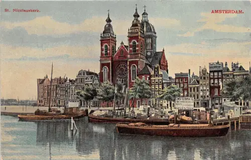 BF35439 st nicolaskerk amsterdam niederlande front/back scan