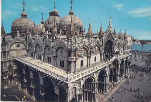BF23549 venezia basilica di san marco italy front/back image