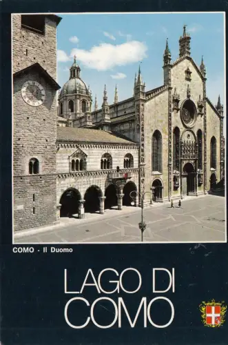 BF23122 lago di como il duomo italy front/back image