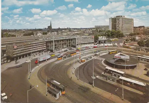 BF24156 Hauptbahnhof Busbahnhof Plei Rotterdam Niederlande Vorder-/Rückseite Bild