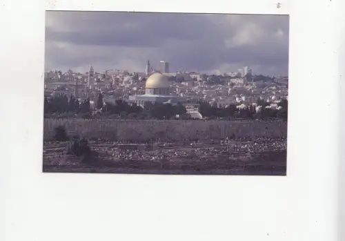 BF28410 a general view jerusalem israel front/back image