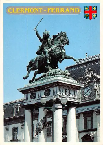 BF39273 Clermont Ferrand Frankreich Skulptur Pferd Cheval Tier Animaux
