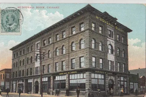 B77493 mc dougall block calgaryl canada scan front/back image