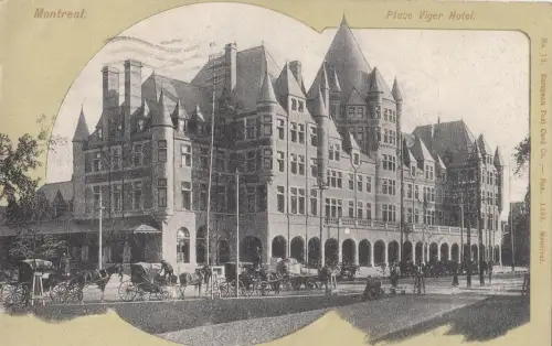 B77492 place viger hotel montreal canada scan front/back image