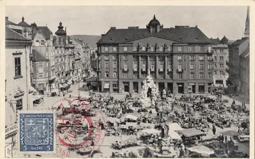 B77929 brno brunn zelny the czech republic scan front/back image
