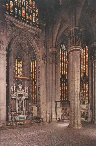 BF12574 il duomo interno particolare milano italy front/back image
