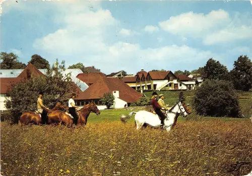 Br22490 Club Mediterranee pompadour horse chaveaux france