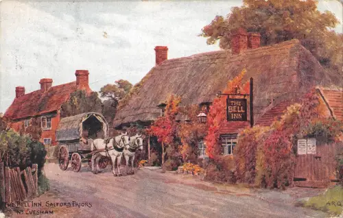 uk841 the bell inn salford priors evesham horse uk