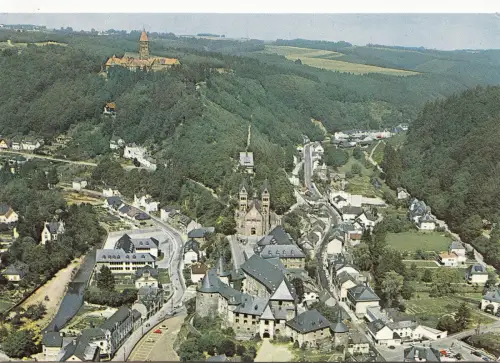 BF13488 clervaux panorama avec abbaye st maurice louxembourg Vorder-/Rückbild