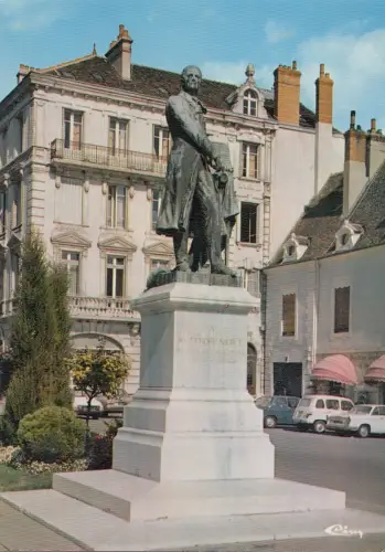 BF21551 chalon sur saone s et l statue de nicephore niep france front/back image