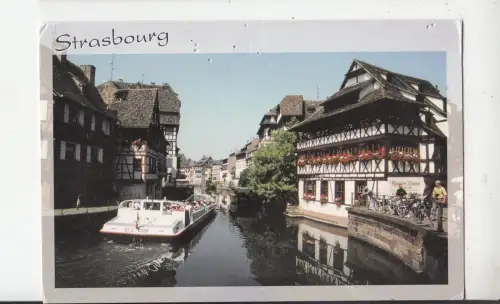 BF31130 strasbourg balade en bateau mouche au coeur france front/back image