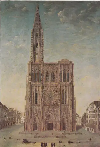 BF20170 Kathedrale de Straßbourg Frankreich Vorder-/Rückbild